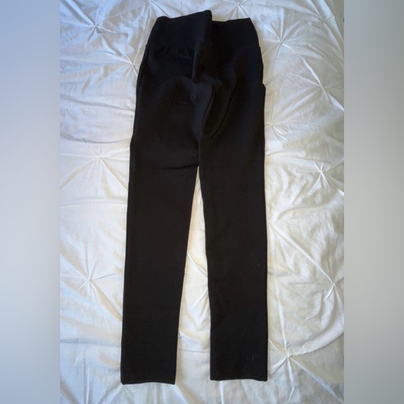 Lumière High Waisted Ponte Black Pants Thick Legging Style: AP00149 SIZE SMALL - Picture 7 of 10